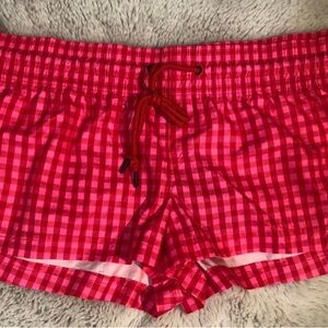 Women’s Nike Shorts Pink Checkers Large